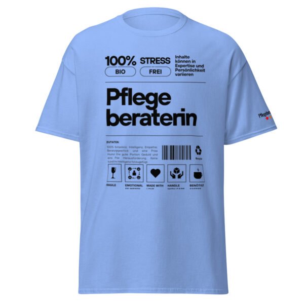Pflegeberaterin 100% T-Shirt (schwarze Schrift) – Bild 15