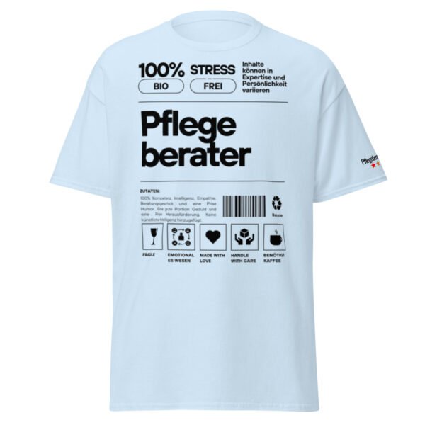 Pflegeberater 100% T-Shirt (schwarze Schrift) – Bild 7