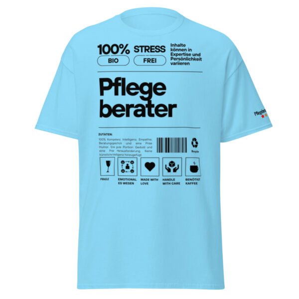 Pflegeberater 100% T-Shirt (schwarze Schrift) – Bild 5