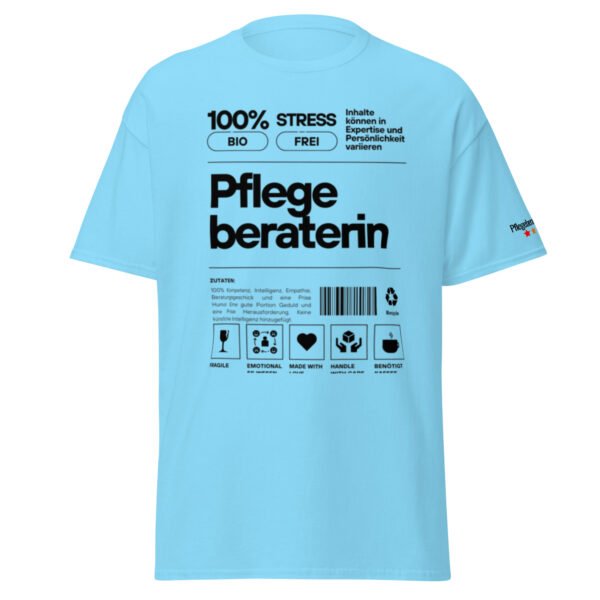 Pflegeberaterin 100% T-Shirt (schwarze Schrift) – Bild 13