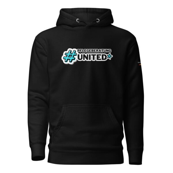 Pflegeberatung United (Unisex Hoodie) – Bild 2