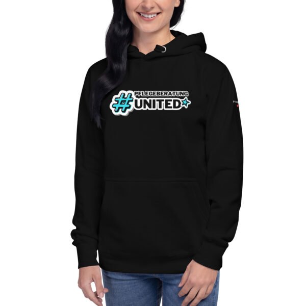 Pflegeberatung United (Unisex Hoodie) – Bild 4