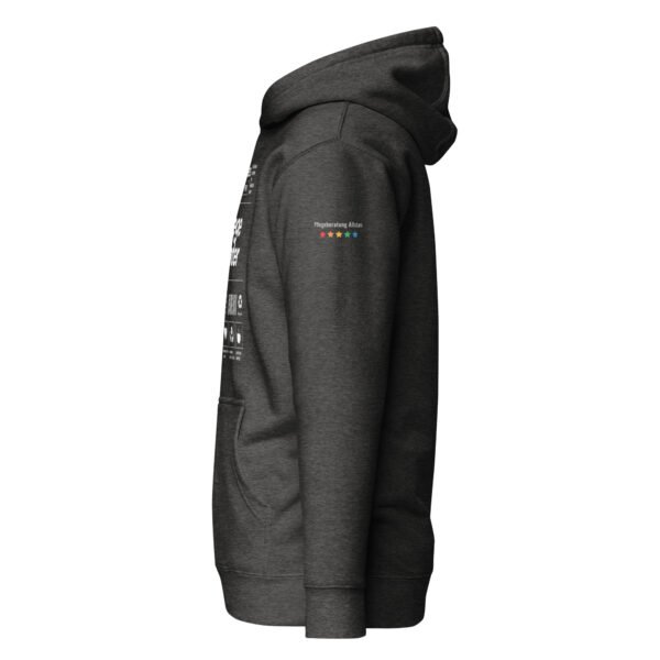 Pflegeberater 100% Hoodie (weiße Schrift) – Bild 4