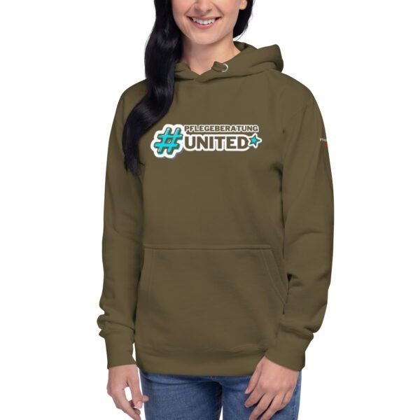 Pflegeberatung United (Unisex Hoodie) – Bild 10