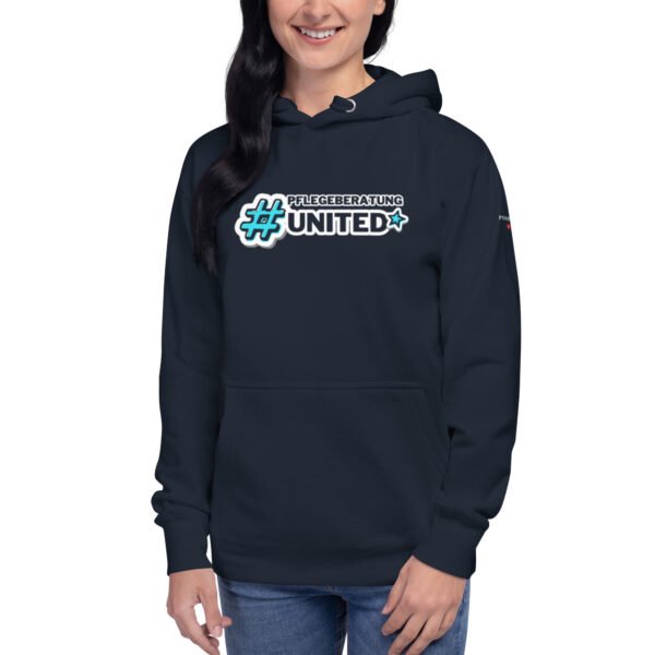 Pflegeberatung United (Unisex Hoodie) – Bild 8