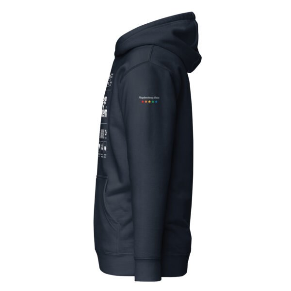 Pflegeberaterin 100% Hoodie (weiße Schrift) – Bild 2