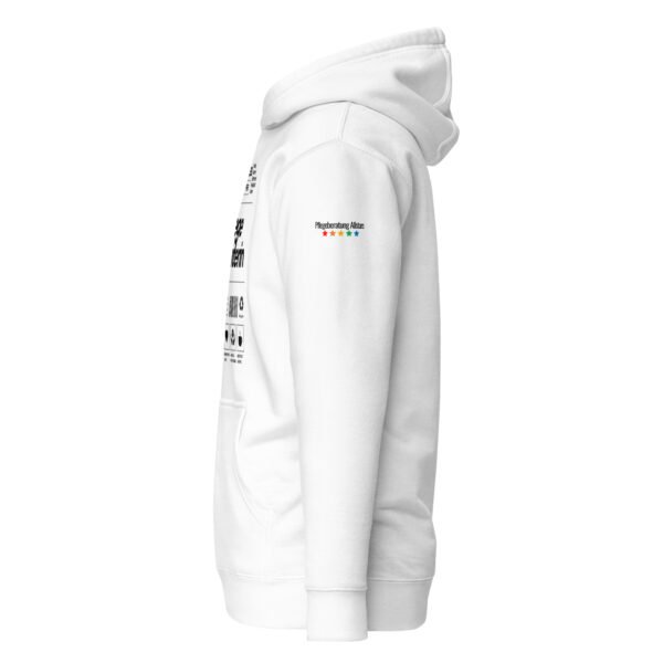 Pflegeberaterin 100% Hoodie (schwarze Schrift)) – Bild 6