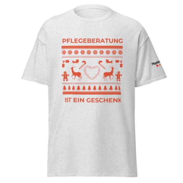 X-Mas: Pflegeberatung ist ein Geschenk (Unisex T-Shirt) – Bild 20