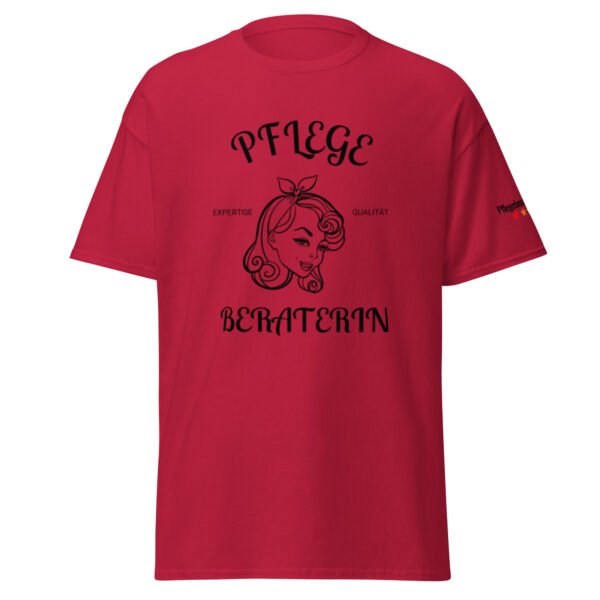 Pflegeberaterin "Vintage Charme" (Unisex T-Shirt) – Bild 4