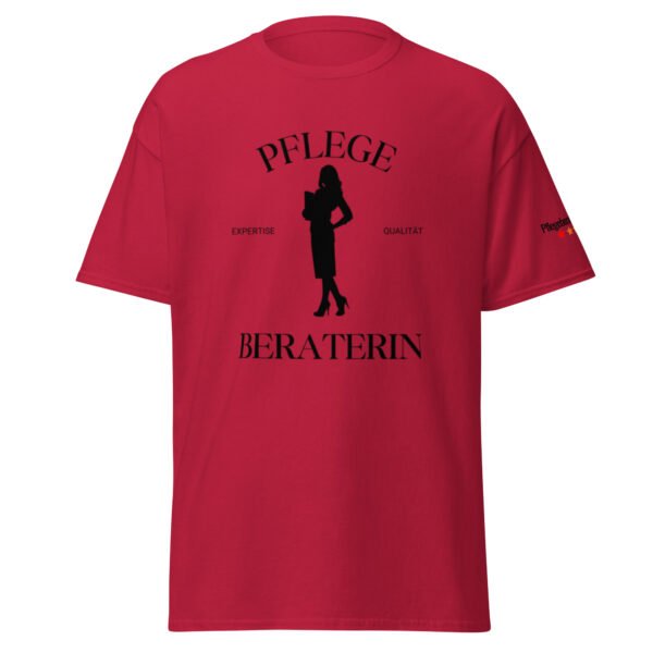 Pflegeberaterin "Business Chic" (Unisex T-Shirt) – Bild 19