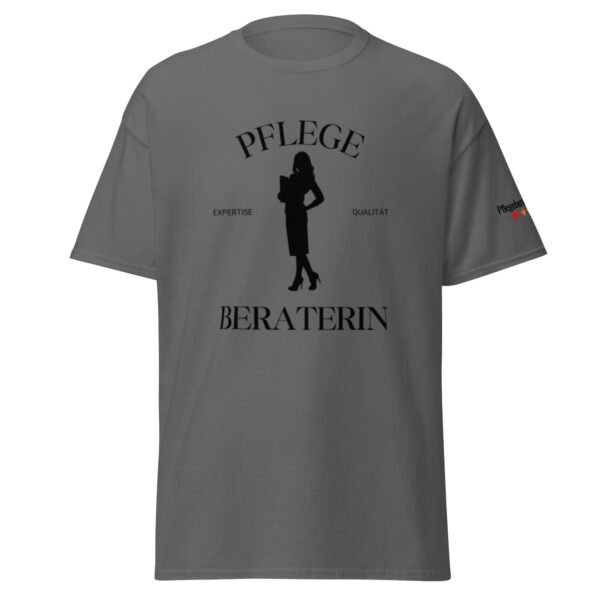 Pflegeberaterin "Business Chic" (Unisex T-Shirt) – Bild 23