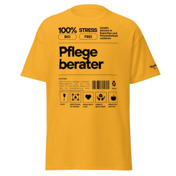 Pflegeberater 100% T-Shirt (schwarze Schrift) – Bild 21