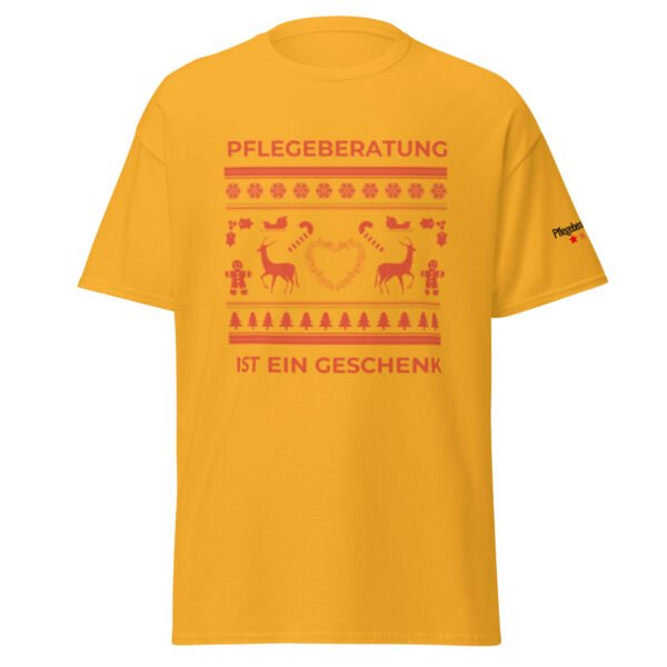 X-Mas: Pflegeberatung ist ein Geschenk (Unisex T-Shirt) – Bild 8