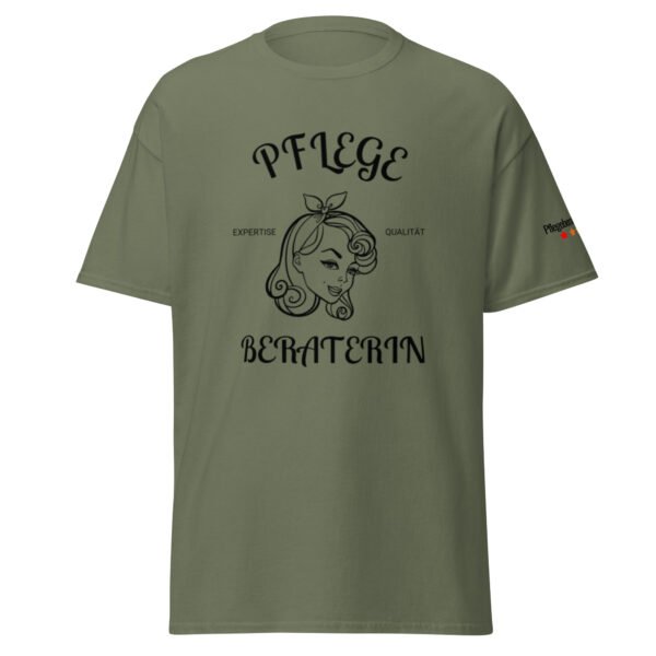 Pflegeberaterin "Vintage Charme" (Unisex T-Shirt) – Bild 10