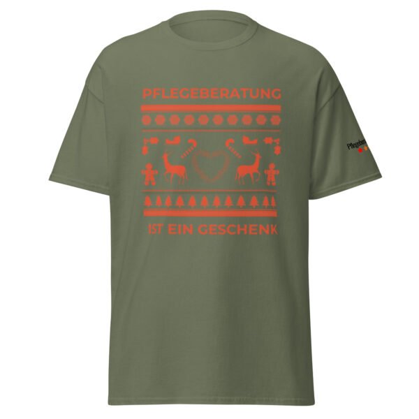 X-Mas: Pflegeberatung ist ein Geschenk (Unisex T-Shirt) – Bild 2