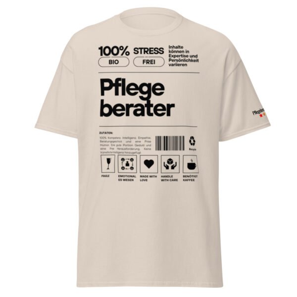 Pflegeberater 100% T-Shirt (schwarze Schrift) – Bild 25