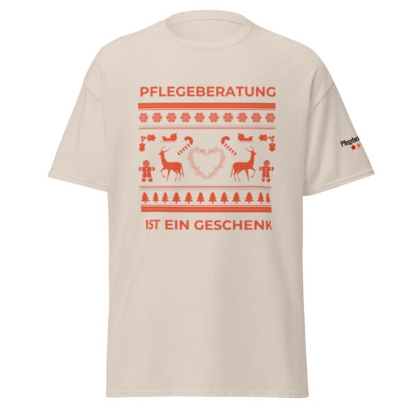 X-Mas: Pflegeberatung ist ein Geschenk (Unisex T-Shirt) – Bild 16
