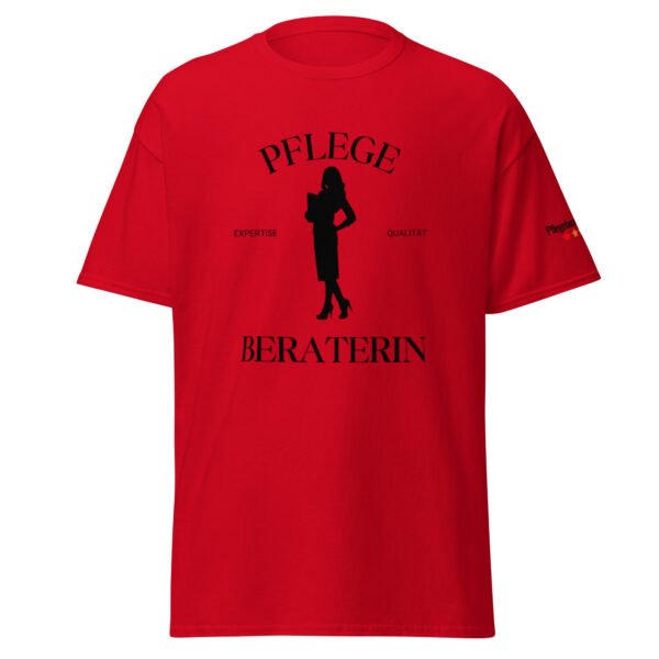 Pflegeberaterin "Business Chic" (Unisex T-Shirt) – Bild 17