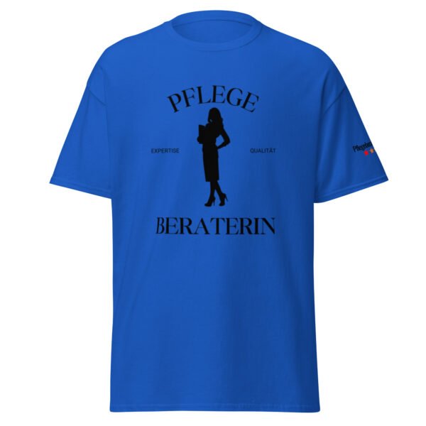 Pflegeberaterin "Business Chic" (Unisex T-Shirt) – Bild 21