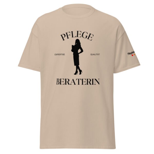 Pflegeberaterin "Business Chic" (Unisex T-Shirt) – Bild 34