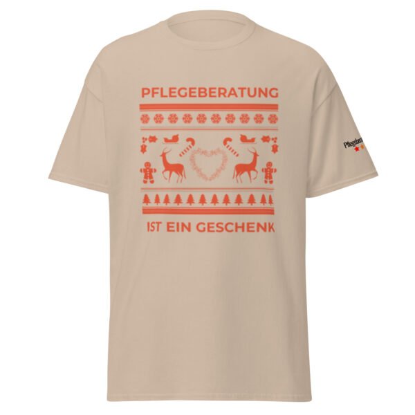 X-Mas: Pflegeberatung ist ein Geschenk (Unisex T-Shirt) – Bild 12