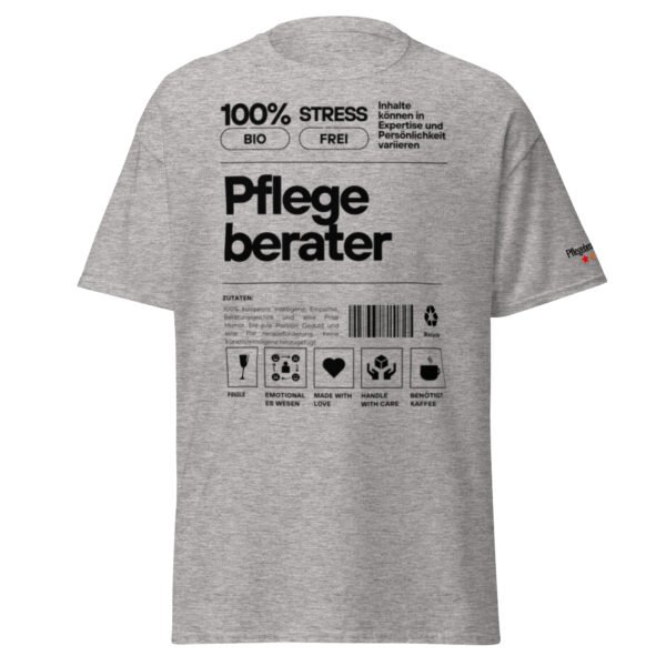 Pflegeberater 100% T-Shirt (schwarze Schrift) – Bild 22