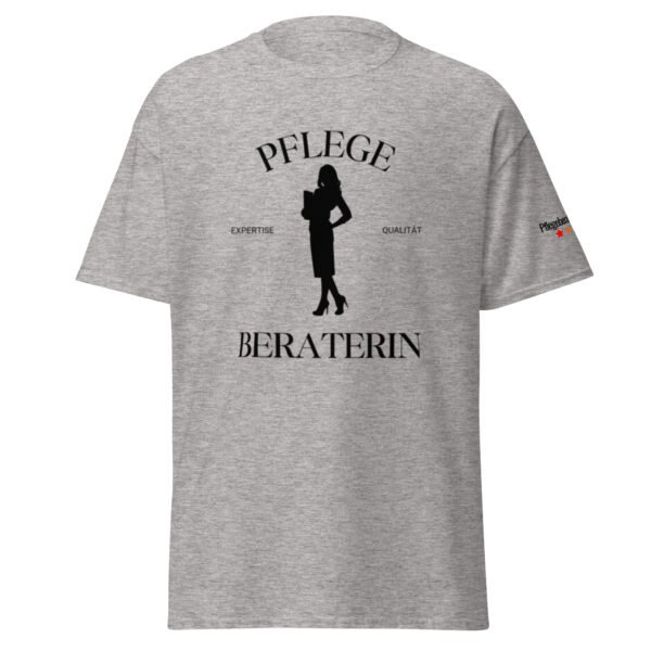 Pflegeberaterin "Business Chic" (Unisex T-Shirt) – Bild 32