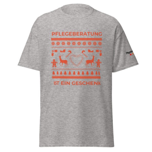 X-Mas: Pflegeberatung ist ein Geschenk (Unisex T-Shirt) – Bild 10