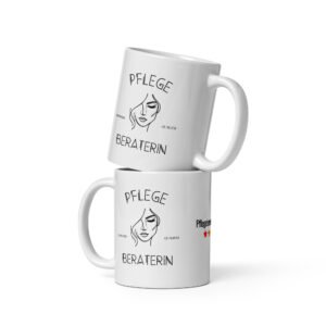 Minimal Eleganz Pflegeberaterin Tasse