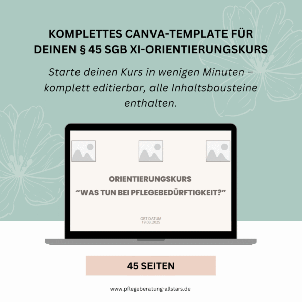 Vorlage Präsentation Orientierungskurs